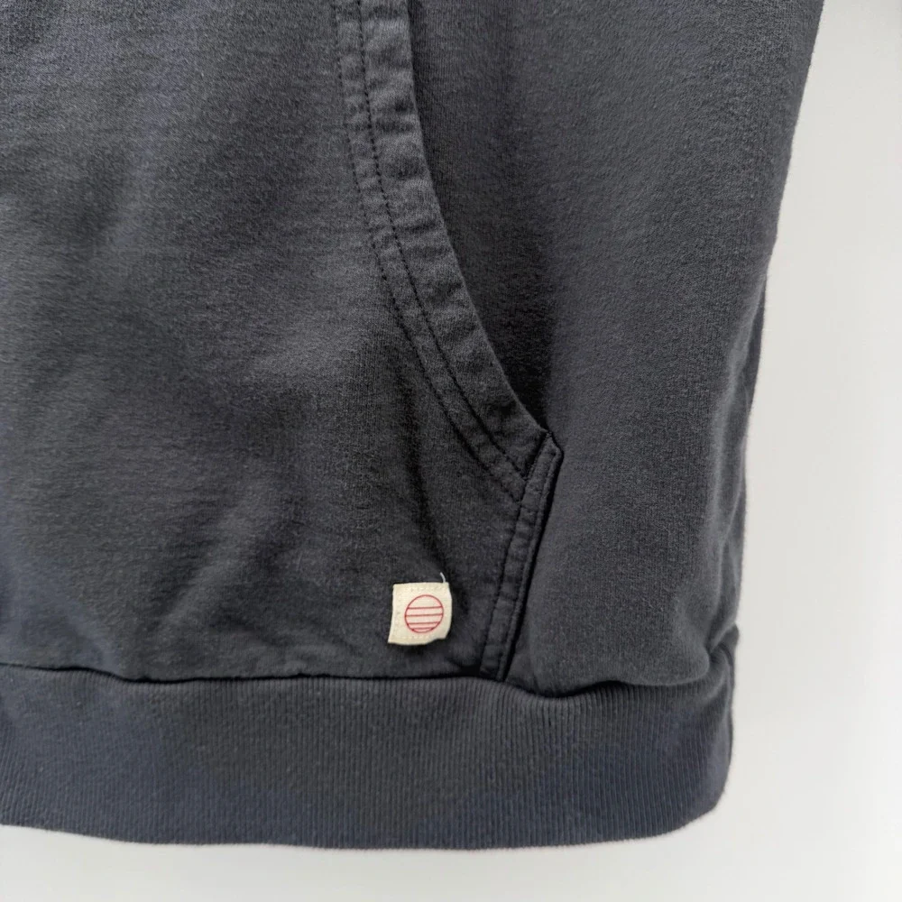 Marine Layer Zip Hoodie Mens XL‎ Gray Cotton Tencel Modal Hammock Graphic